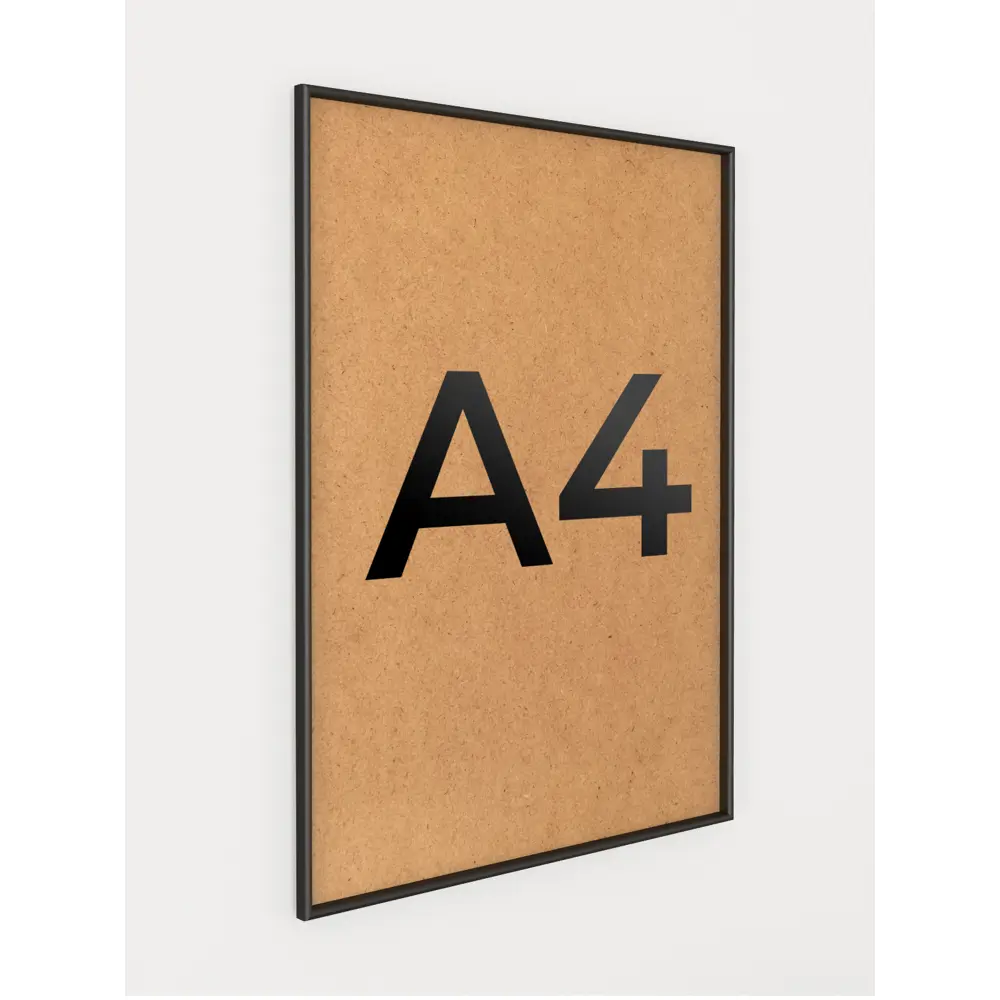 Фото 2 Рамка Первое ателье Niel-2nm-21x29 см, алюминий, цвет черный Фото 2 Рамка Первое ателье Niel-2nm-21x29 см, алюминий, цвет черный