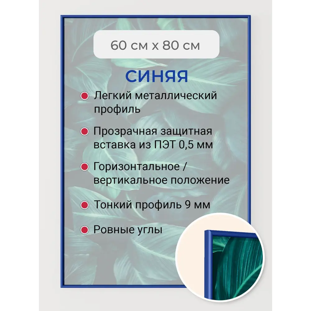 Фото Рамка Первое ателье Niel-2bg-60x80, 60x80 см, алюминий Фото Рамка Первое ателье Niel-2bg-60x80, 60x80 см, алюминий