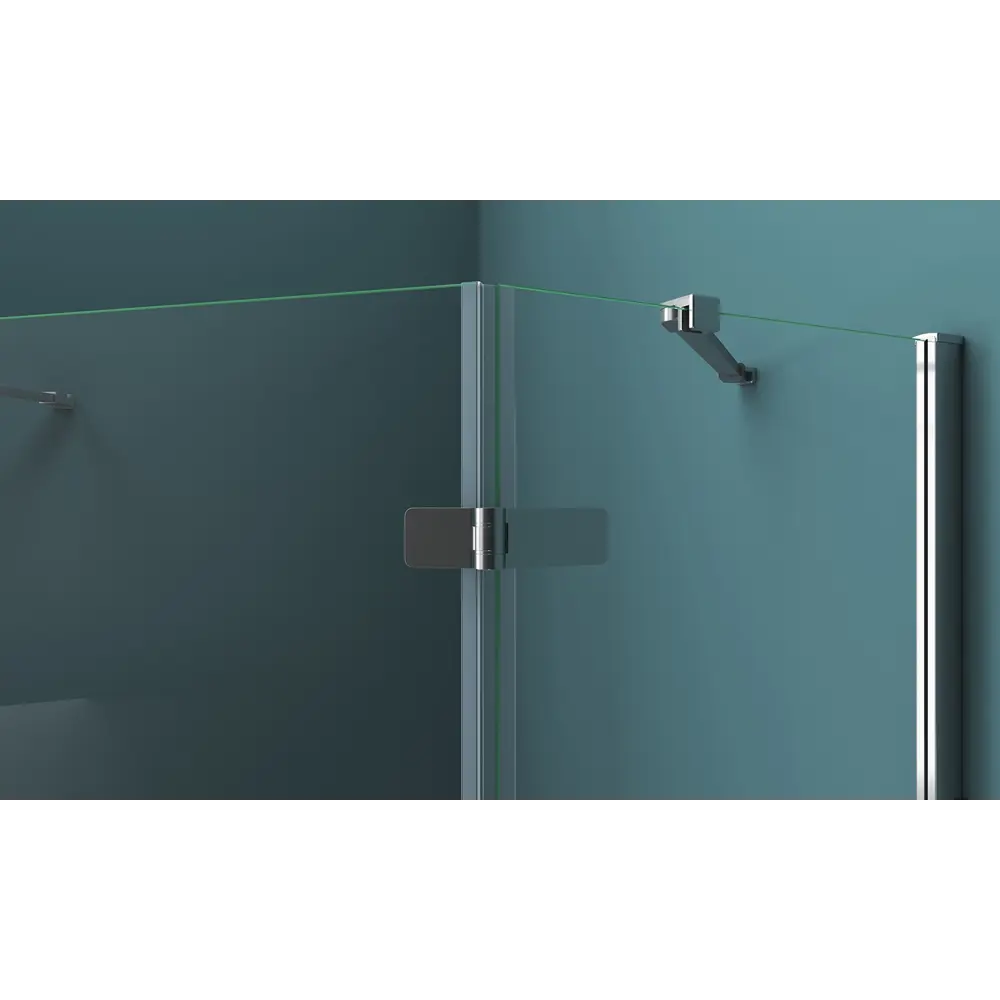 Фото 7 Душевой уголок Belbagno Kraft 375456 пятиугольный 100x100см серебристый блеск профиль эффект стекла прозрачный Фото 7 Душевой уголок Belbagno Kraft 375456 пятиугольный 100x100см серебристый блеск профиль эффект стекла прозрачный