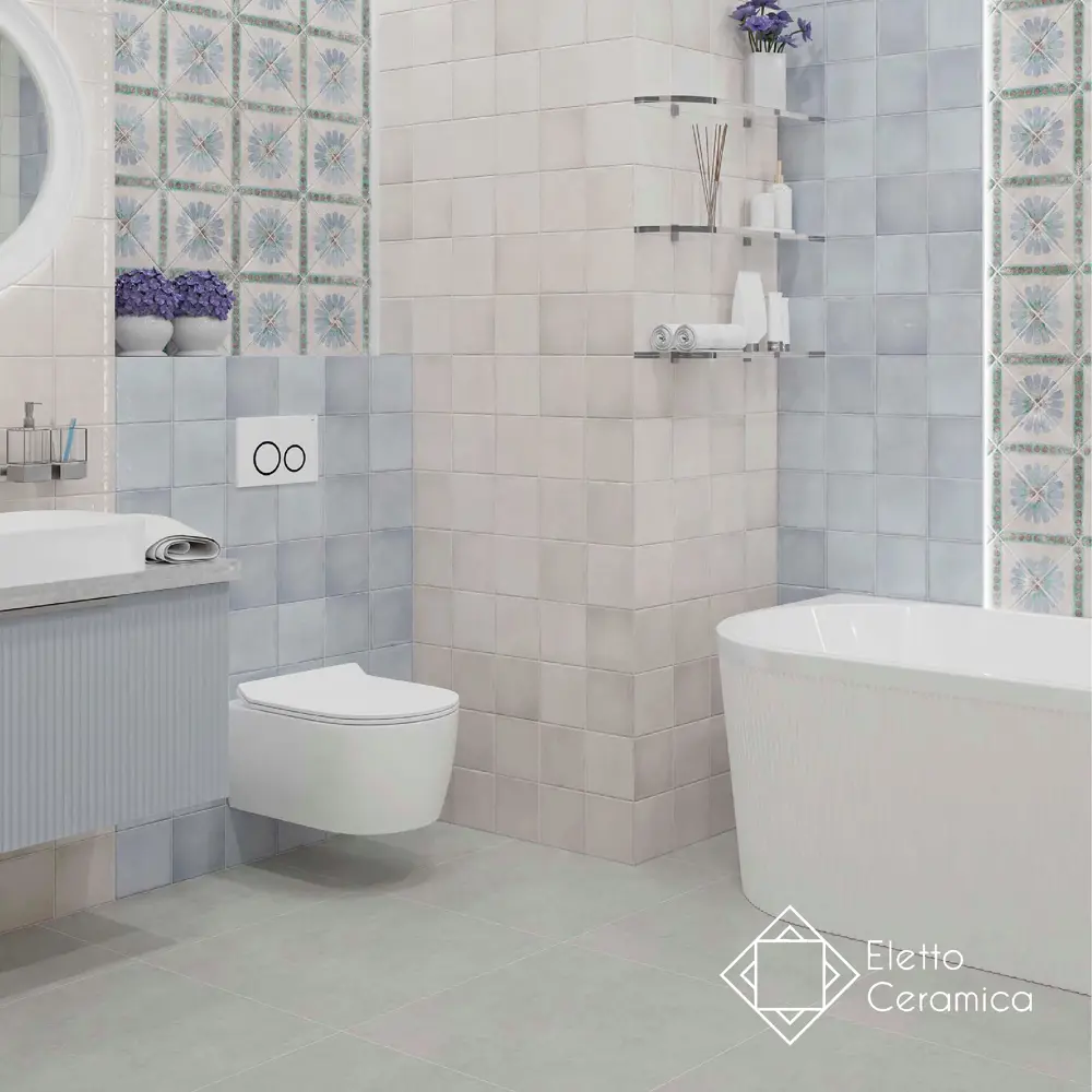 Фото 3 Керамическая плитка Eletto ceramica Mate 00-00108853 15x15см цвет синий