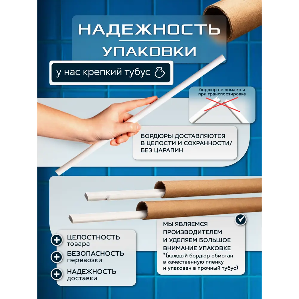 Фото 9 Комплект акриловых бордюров для ванны 90x3-2шт/75x3-2шт цвет белый глянец Фото 9 Комплект акриловых бордюров для ванны 90x3-2шт/75x3-2шт цвет белый глянец
