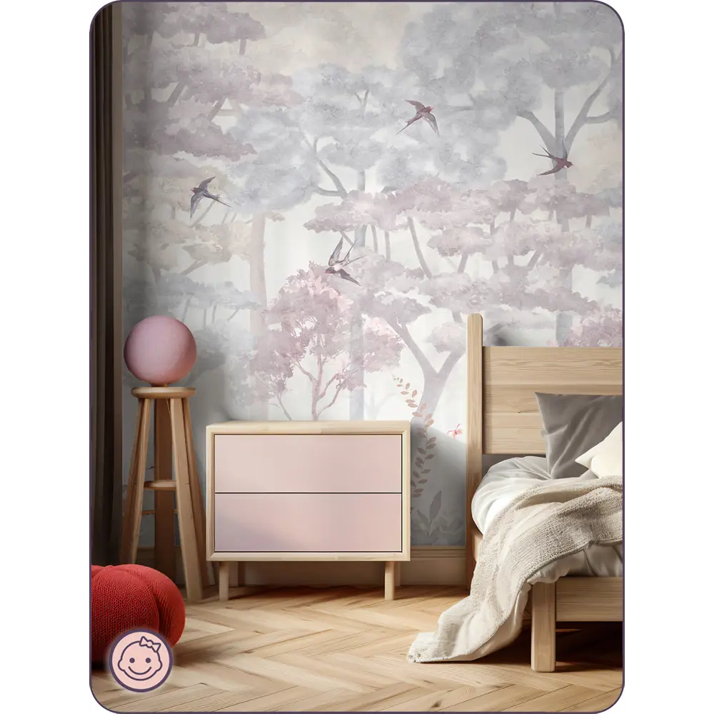 Фото 4 Фотообои 3D Barton Wall 3D Туманный лес Природа Ласточки K31805_P 270x500 см Фото 4 Фотообои 3D Barton Wall 3D Туманный лес Природа Ласточки K31805_P 270x500 см