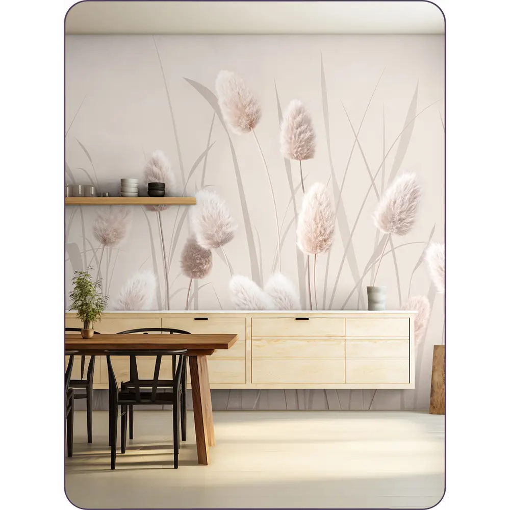 Фото 2 Фотообои 3D Barton Wall 3D Колосья Сухоцветы N17002_B 270x200 см Фото 2 Фотообои 3D Barton Wall 3D Колосья Сухоцветы N17002_B 270x200 см