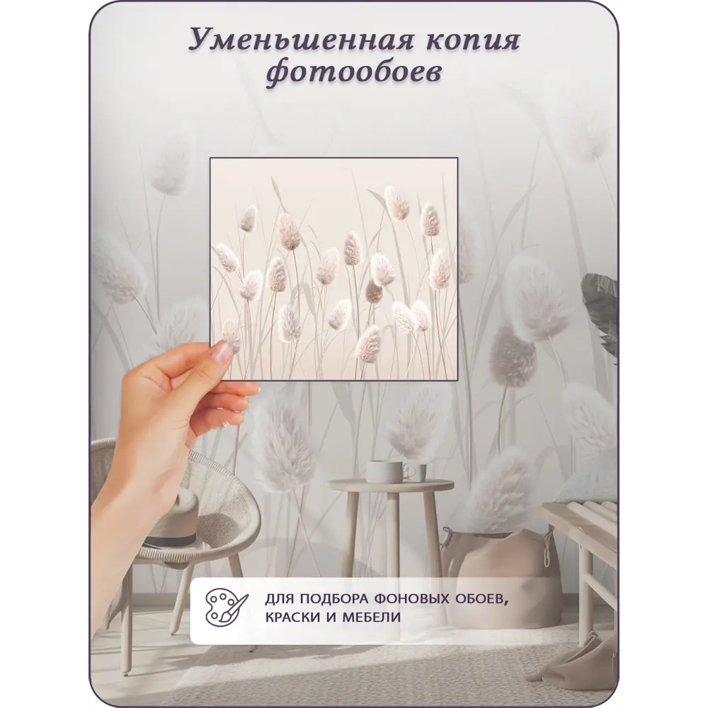 Фото 9 Фотообои 3D Barton Wall 3D Колосья Сухоцветы N17002_B 270x200 см Фото 9 Фотообои 3D Barton Wall 3D Колосья Сухоцветы N17002_B 270x200 см