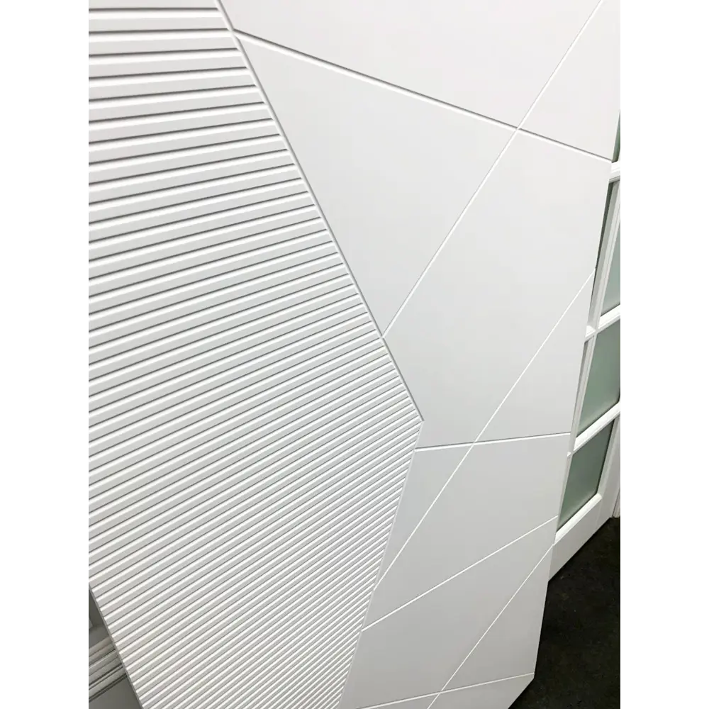 Фото 5 Комплект межкомнатной двери Wanmark Синди-2 глухая 200x70см эмаль цвет белый с коробом и наличниками