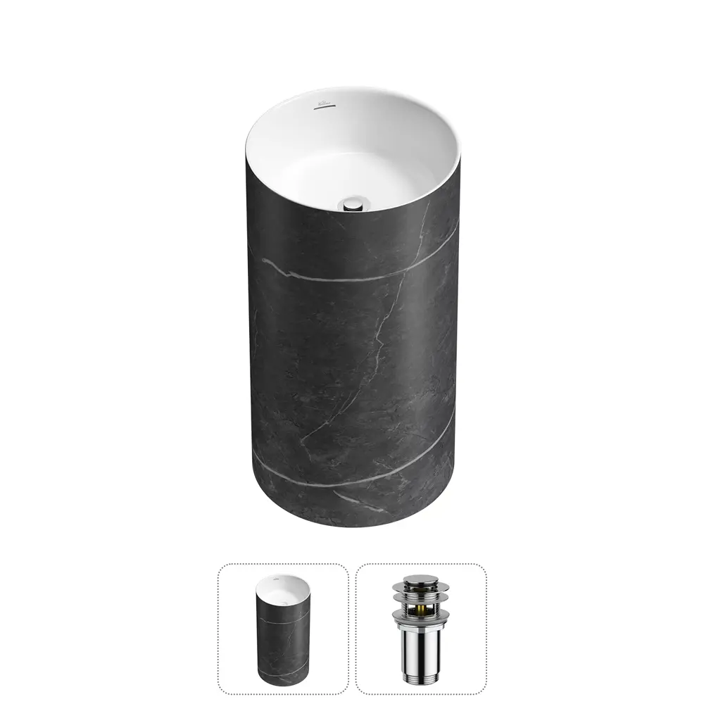 Фото Напольная раковина отдельностоящая Wellsee Chalice Perfection 20212916R размер 45x45x85 см, с донным клапаном Фото Напольная раковина отдельностоящая Wellsee Chalice Perfection 20212916R размер 45x45x85 см, с донным клапаном