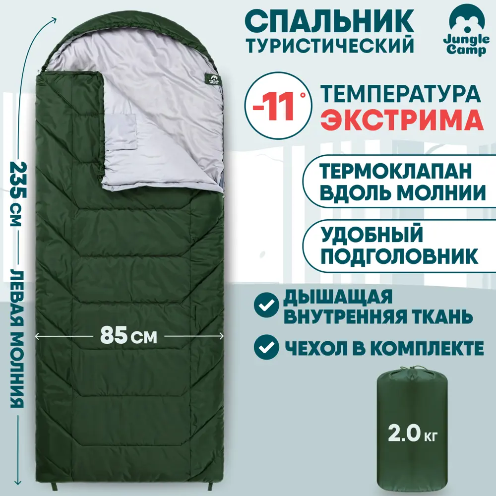 Фото Спальный мешок зимний Jungle Camp Trento Double двухместный две молнии цвет синий Фото Спальный мешок зимний Jungle Camp Trento Double двухместный две молнии цвет синий