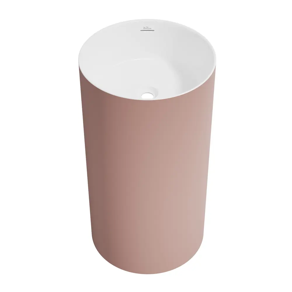 Фото 2 Напольная раковина отдельностоящая Wellsee Chalice Perfection 20212973R размер 45x45x85 см, с донным клапаном