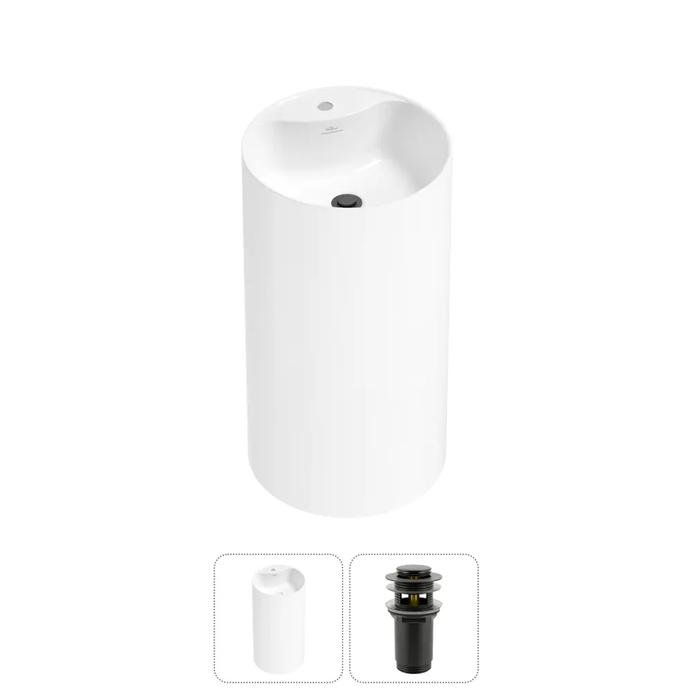Фото Напольная раковина отдельностоящая Wellsee Chalice Perfection 20212983R размер 45x45x85 см, с донным клапаном Фото Напольная раковина отдельностоящая Wellsee Chalice Perfection 20212983R размер 45x45x85 см, с донным клапаном