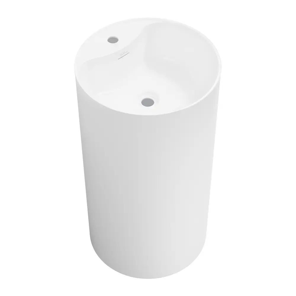 Фото 2 Напольная раковина отдельностоящая Wellsee Chalice Perfection 20213009R размер 45x45x85 см, с донным клапаном, сифоном и смесителем Фото 2 Напольная раковина отдельностоящая Wellsee Chalice Perfection 20213009R размер 45x45x85 см, с донным клапаном, сифоном и смесителем