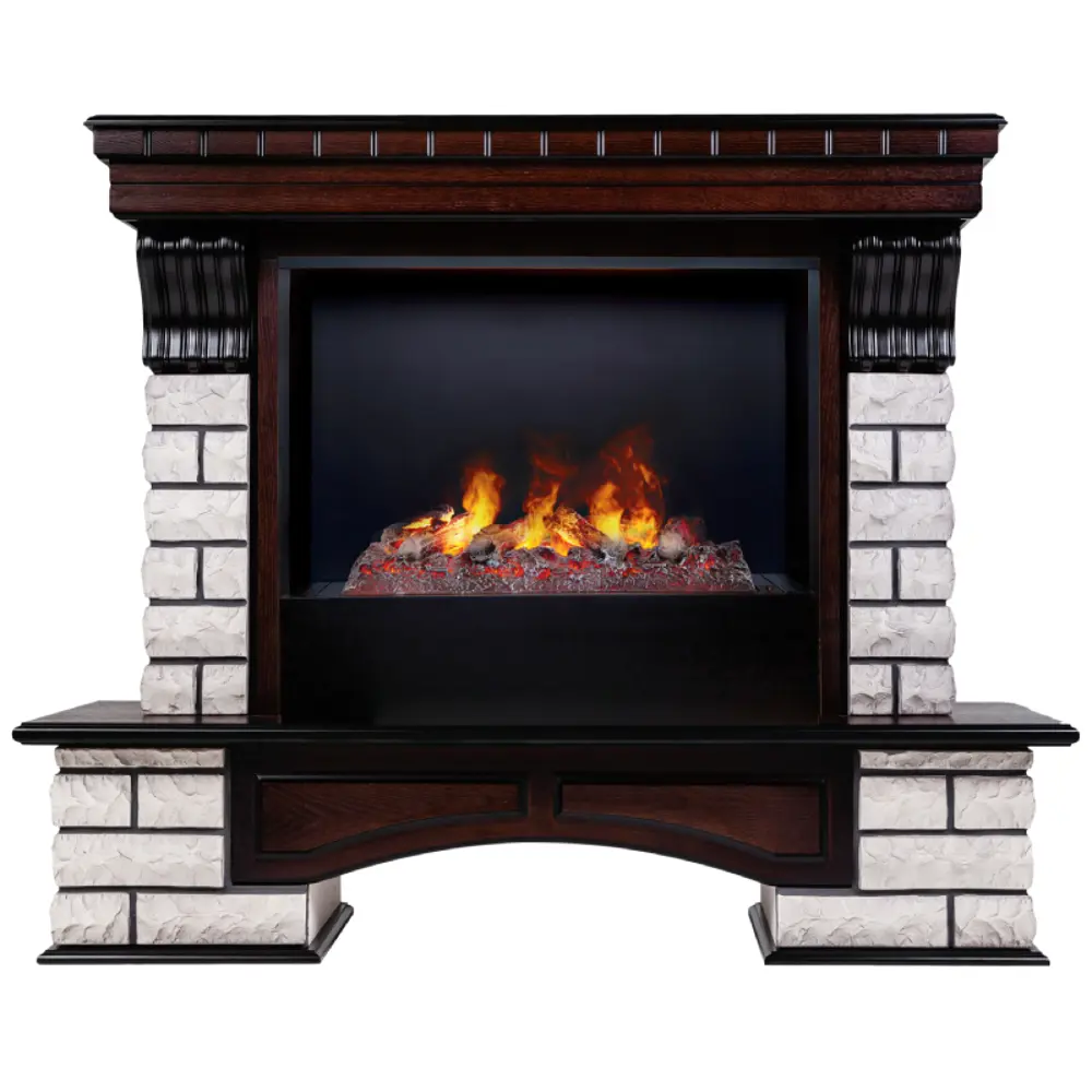 Фото Каминокомплект Realflame Country Rock 26 AO с очагом Cronus (CSTS63) 250Вт античный дуб Фото Каминокомплект Realflame Country Rock 26 AO с очагом Cronus (CSTS63) 250Вт античный дуб