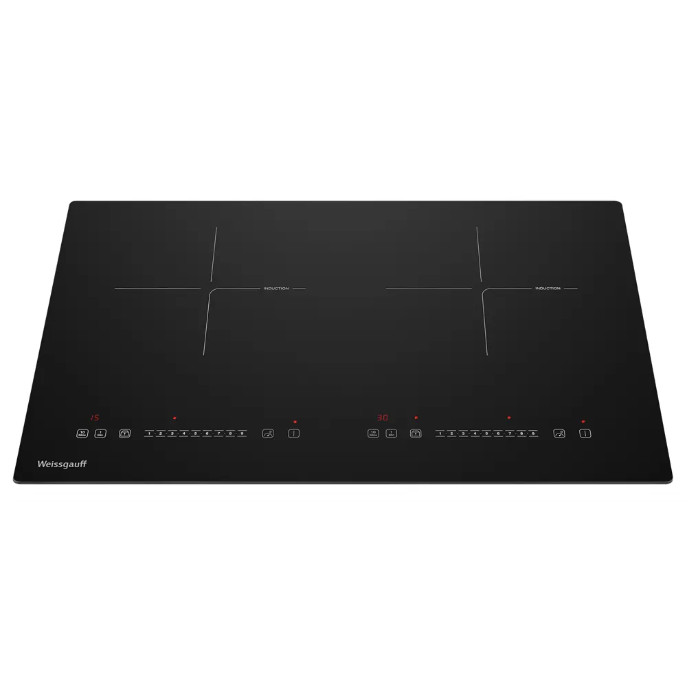 Фото 4 Индукционная варочная панель Weissgauff 612 H 61 см 2 конфорки цвет черный Фото 4 Индукционная варочная панель Weissgauff 612 H 61 см 2 конфорки цвет черный