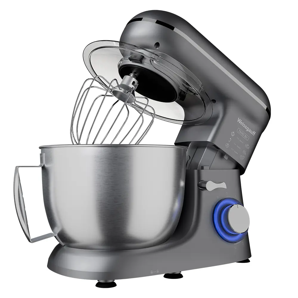 Фото 7 Миксер Weissgauff WSM 132 PMT Prime Chef 1300 Вт цвет титан
