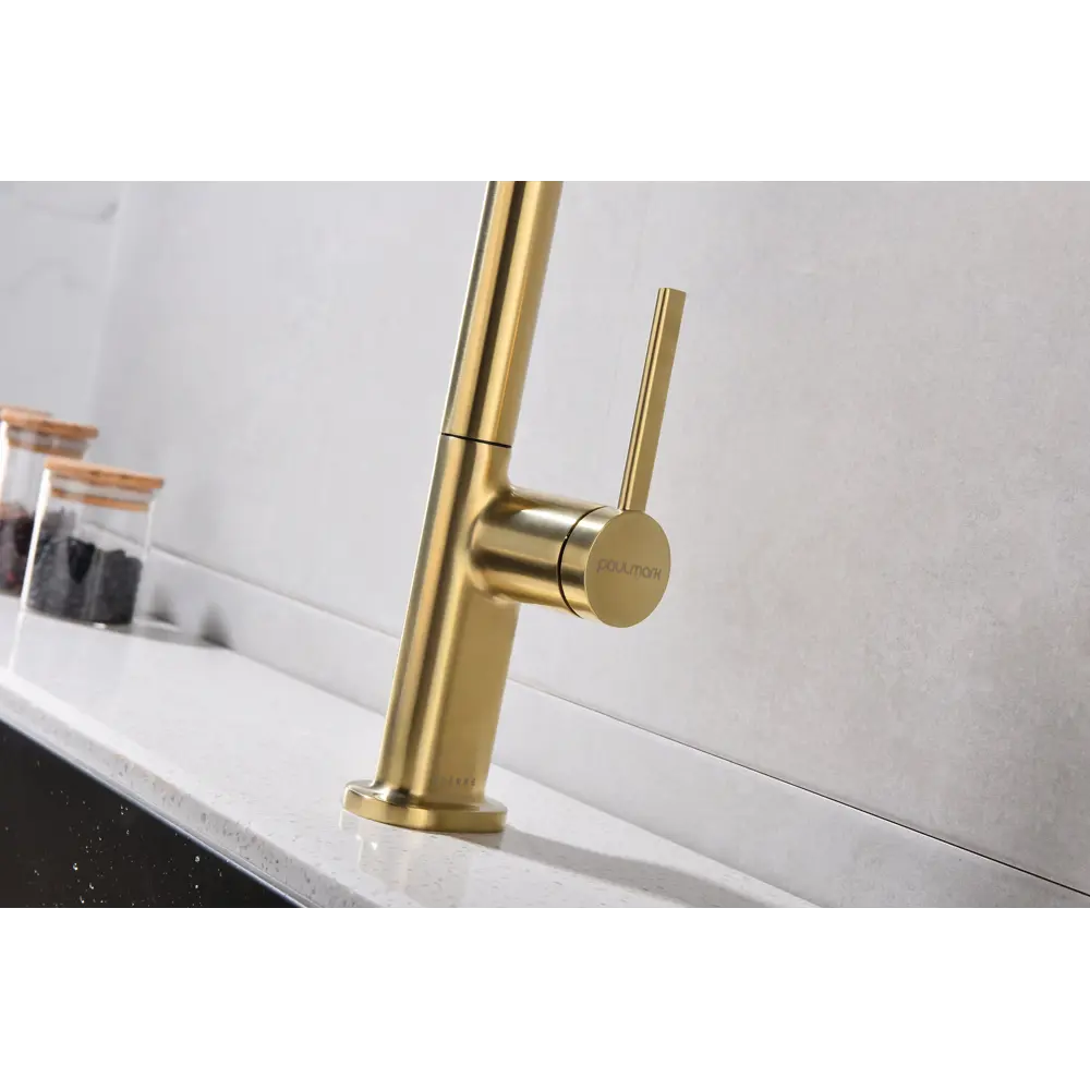 Фото 9 Смеситель для кухни Neo светлое брашированное золото Ne214419-SBG Starke-Paulmark Фото 9 Смеситель для кухни Neo светлое брашированное золото Ne214419-SBG Starke-Paulmark