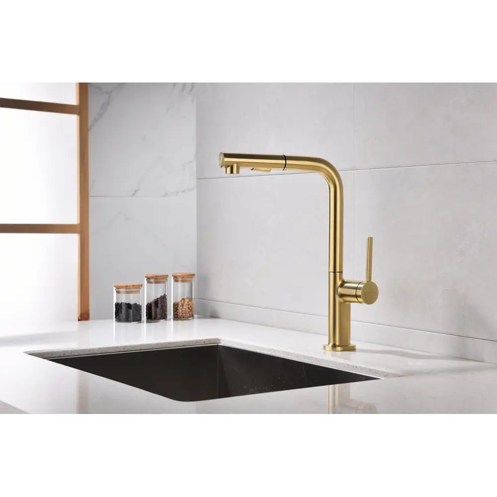 Фото 5 Смеситель для кухни Neo светлое брашированное золото Ne214419-SBG Starke-Paulmark Фото 5 Смеситель для кухни Neo светлое брашированное золото Ne214419-SBG Starke-Paulmark