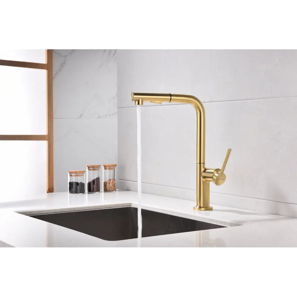 Фото 7 Смеситель для кухни Neo светлое брашированное золото Ne214419-SBG Starke-Paulmark Фото 7 Смеситель для кухни Neo светлое брашированное золото Ne214419-SBG Starke-Paulmark