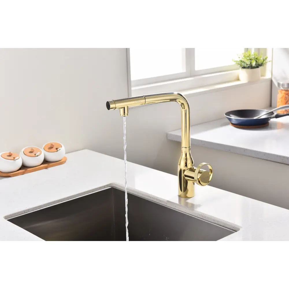 Фото 3 Смеситель для кухни URBAN с возможностью подключения фильтра питьевой воды золото Ur213104-G Starke-Paulmark Фото 3 Смеситель для кухни URBAN с возможностью подключения фильтра питьевой воды золото Ur213104-G Starke-Paulmark