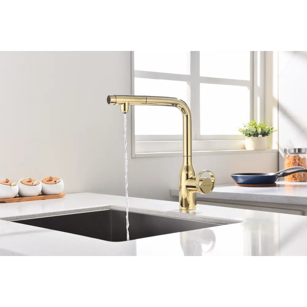 Фото 6 Смеситель для кухни URBAN с возможностью подключения фильтра питьевой воды золото Ur213104-G Starke-Paulmark Фото 6 Смеситель для кухни URBAN с возможностью подключения фильтра питьевой воды золото Ur213104-G Starke-Paulmark
