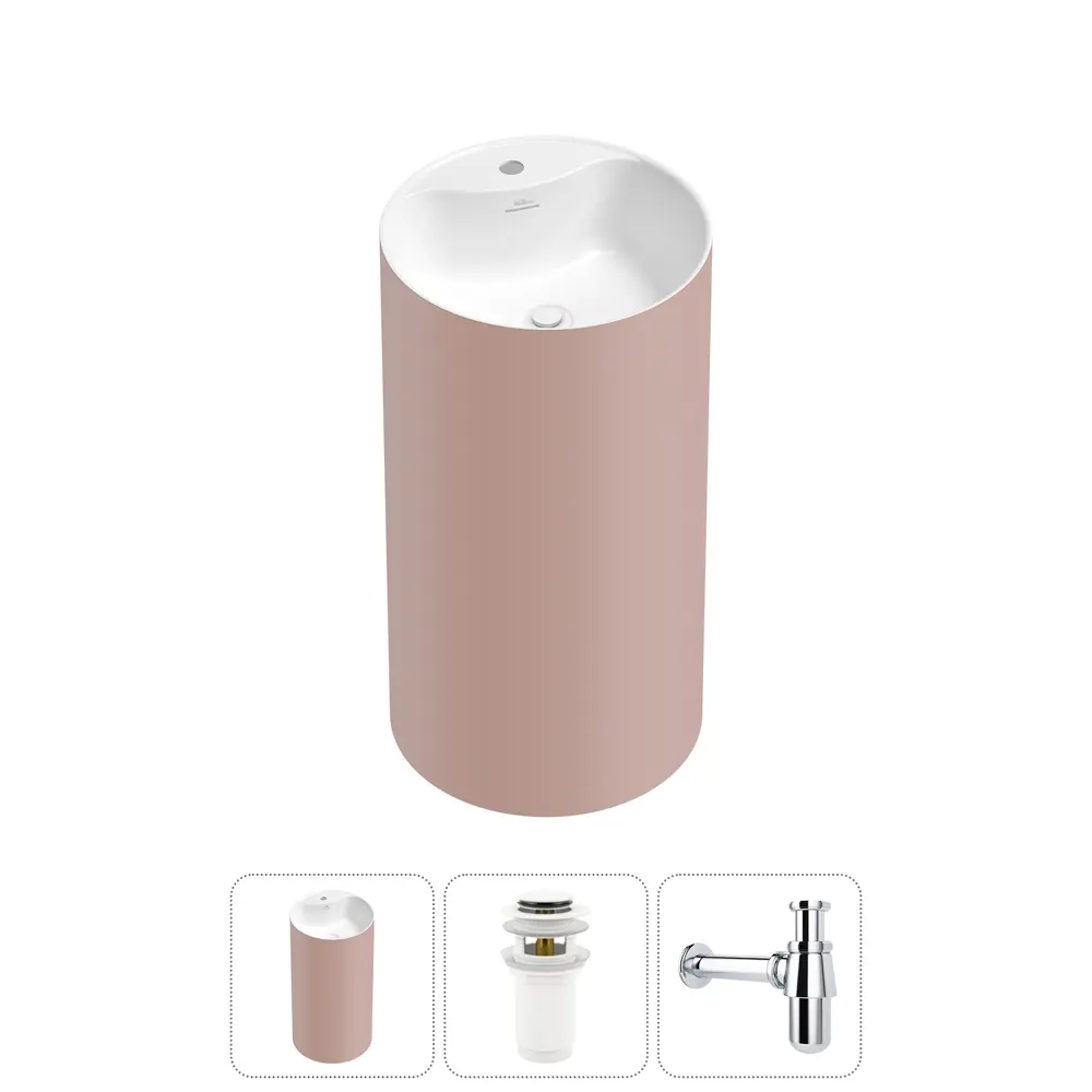 Фото Напольная раковина отдельностоящая Wellsee Chalice Perfection 20213111R размер 45x45x85 см, с донным клапаном и сифоном Фото Напольная раковина отдельностоящая Wellsee Chalice Perfection 20213111R размер 45x45x85 см, с донным клапаном и сифоном