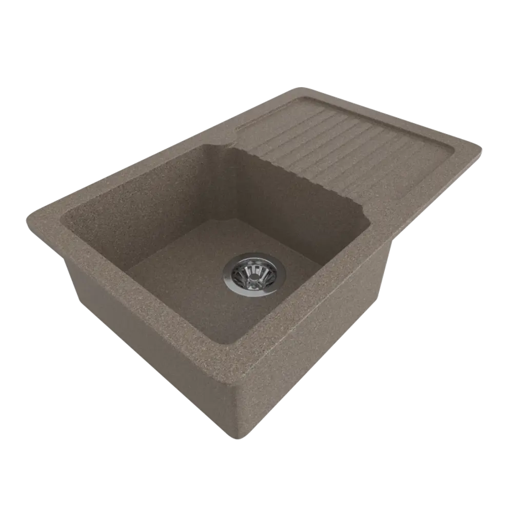 Фото Мойка для кухни Mixline ML-GMS24 49x76.5 см глубина чаши 20 см искусственный камень цвет красновато-коричневый Фото Мойка для кухни Mixline ML-GMS24 49x76.5 см глубина чаши 20 см искусственный камень цвет красновато-коричневый