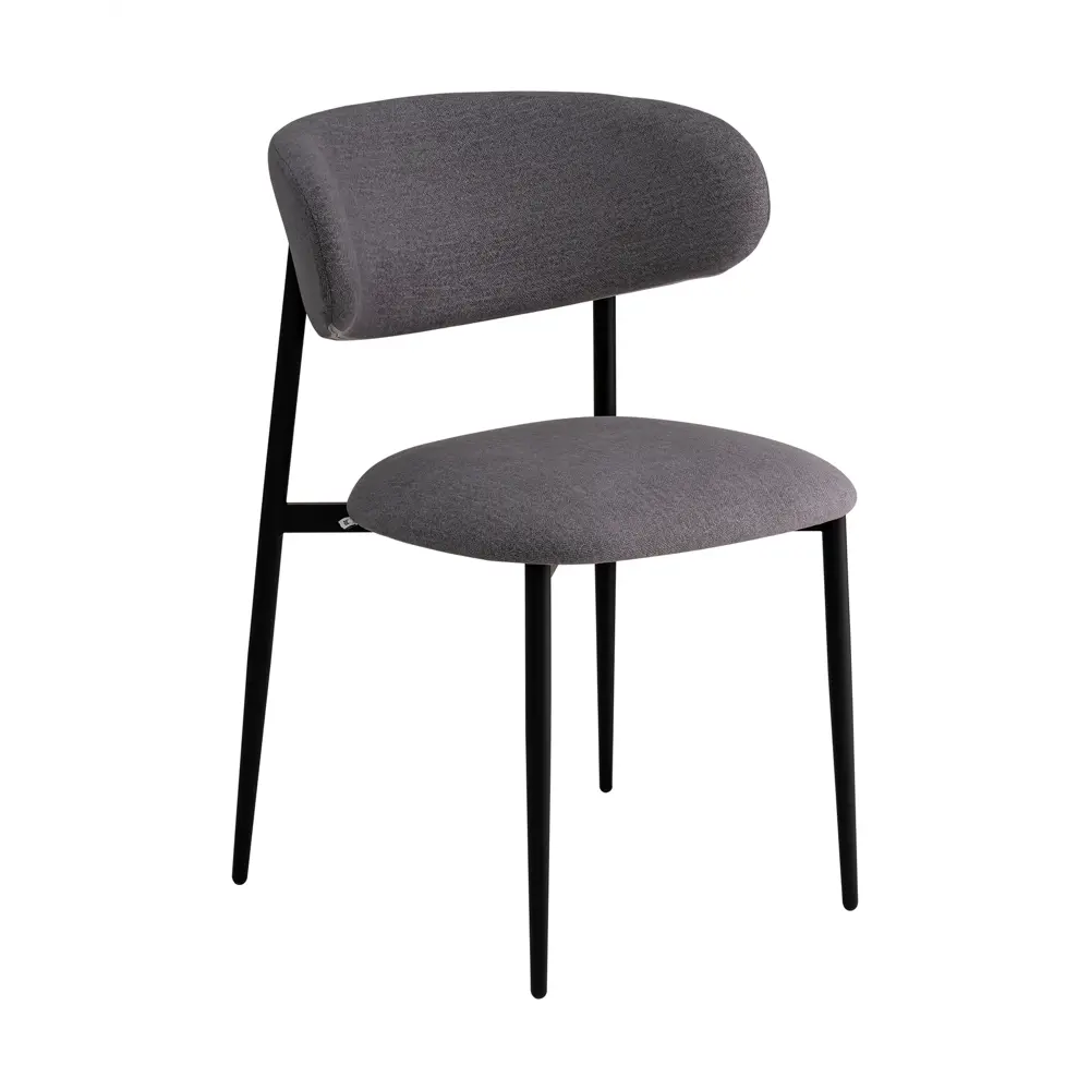 Фото 3 Стул Stool group Килиан 48.5x79x54 см велюр цвет серый Фото 3 Стул Stool group Килиан 48.5x79x54 см велюр цвет серый