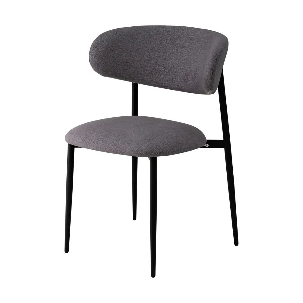 Фото 5 Стул Stool group Килиан 48.5x79x54 см велюр цвет серый Фото 5 Стул Stool group Килиан 48.5x79x54 см велюр цвет серый