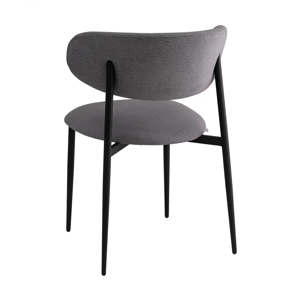 Фото 2 Стул Stool group Килиан 48.5x79x54 см велюр цвет серый Фото 2 Стул Stool group Килиан 48.5x79x54 см велюр цвет серый