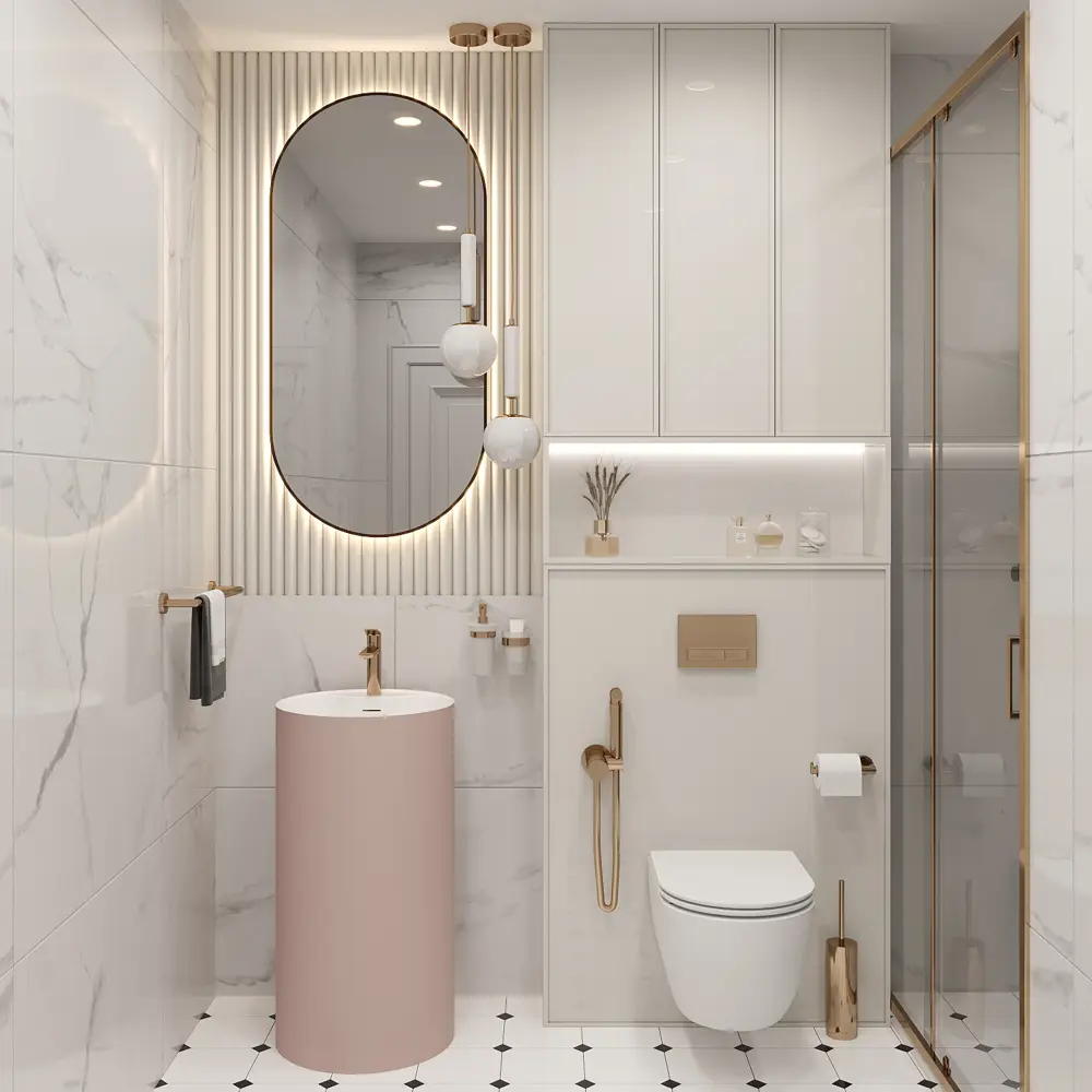 Фото 8 Напольная раковина отдельностоящая Wellsee Chalice Perfection 20213116R размер 45x45x85 см, с донным клапаном, сифоном, смесителем и вентилями Фото 8 Напольная раковина отдельностоящая Wellsee Chalice Perfection 20213116R размер 45x45x85 см, с донным клапаном, сифоном, смесителем и вентилями