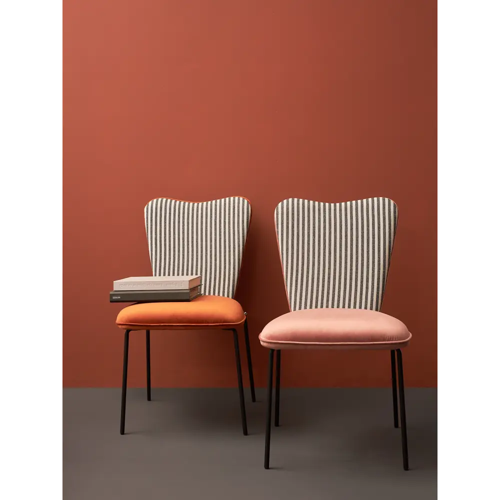 Фото 11 Стул Bergenson bjorn Pompadour 48.5x88.5x45 см велюр цвет терракотовый