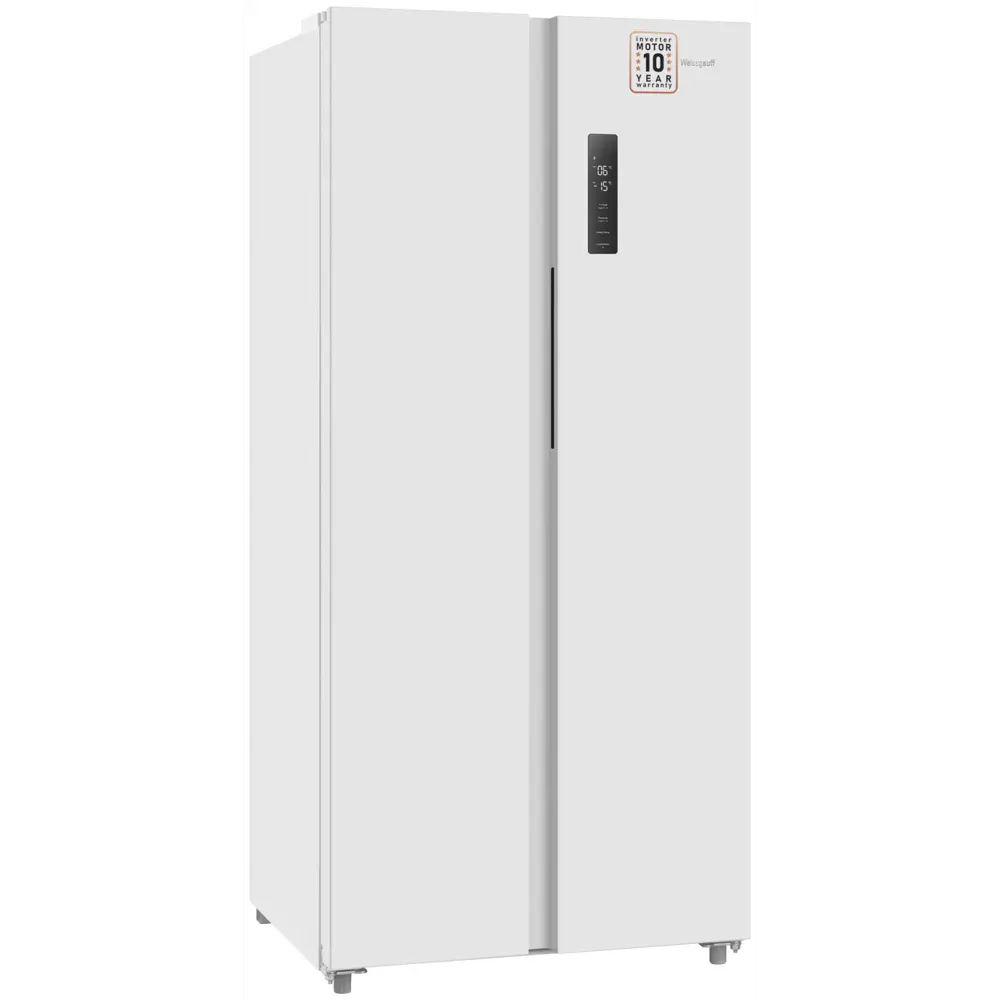 Фото 5 Отдельностоящий холодильник Weissgauff WSBS 500 Inverter NoFrost White 78x171.4 см цвет белый Фото 5 Отдельностоящий холодильник Weissgauff WSBS 500 Inverter NoFrost White 78x171.4 см цвет белый