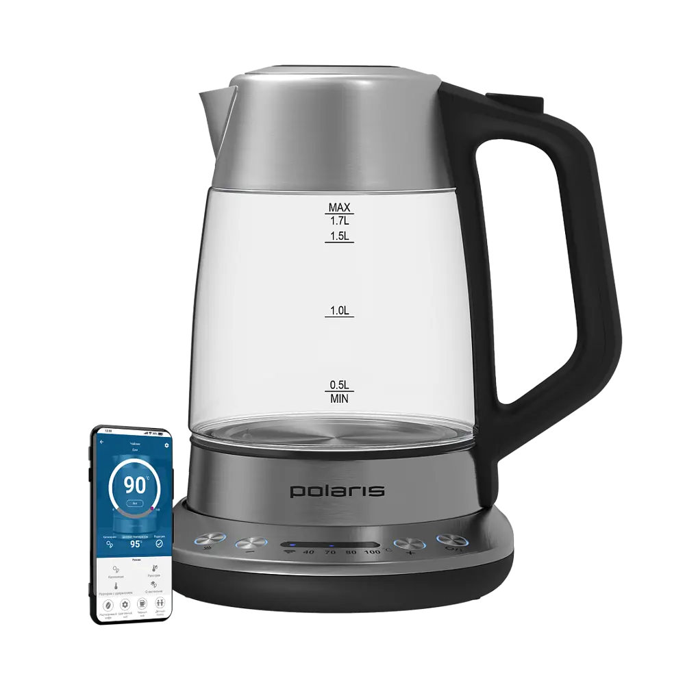 Фото 8 Чайник электрический Polaris PWK 1775CGLD WIFI IQ Home Фото 8 Чайник электрический Polaris PWK 1775CGLD WIFI IQ Home