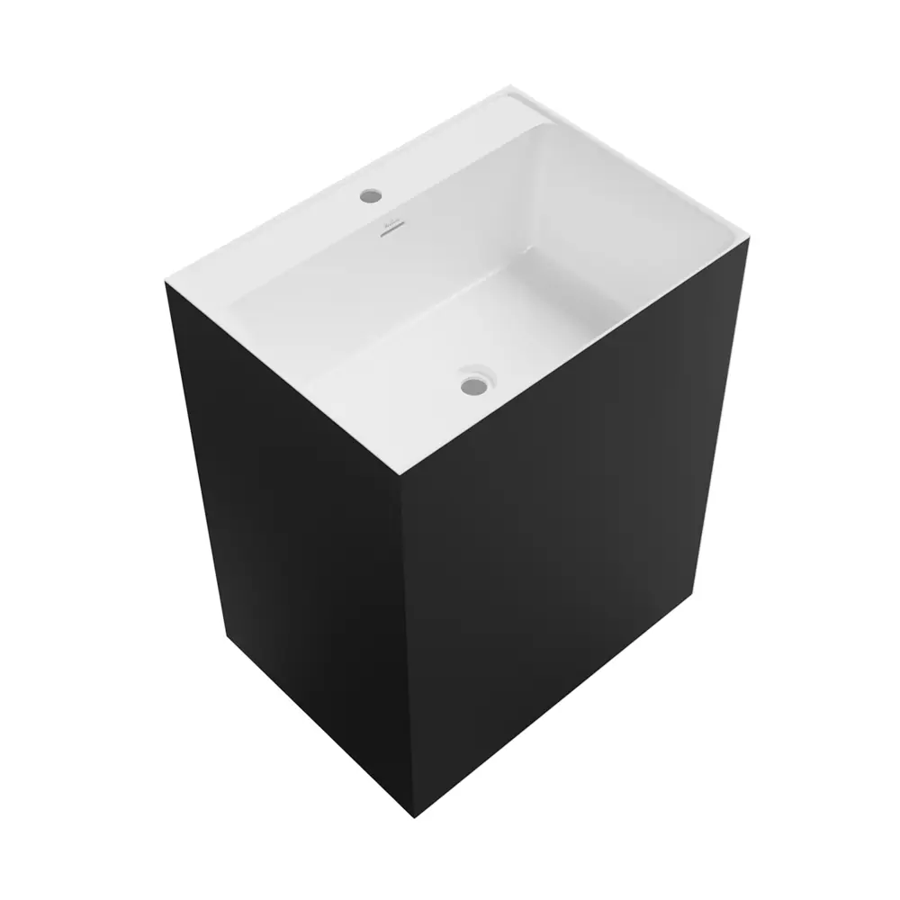 Фото 2 Напольная раковина отдельностоящая Wellsee Doux 20213210R размер 70x50x85 см, с донным клапаном, сифоном, смесителем и вентилями Фото 2 Напольная раковина отдельностоящая Wellsee Doux 20213210R размер 70x50x85 см, с донным клапаном, сифоном, смесителем и вентилями