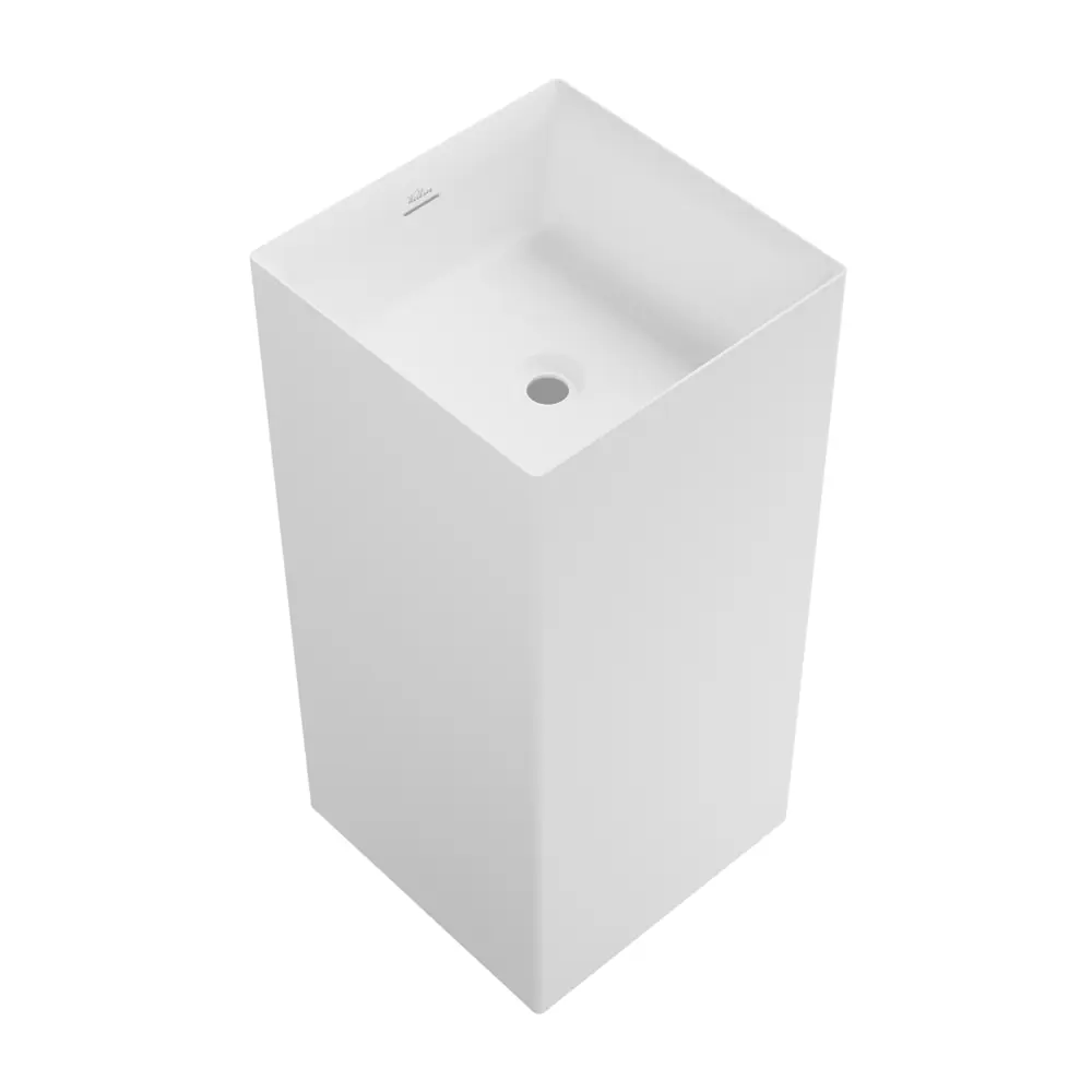 Фото 2 Напольная раковина отдельностоящая Wellsee Pure BY Wellsee 20213230R размер 40x40x85 см, с донным клапаном и сифоном Фото 2 Напольная раковина отдельностоящая Wellsee Pure BY Wellsee 20213230R размер 40x40x85 см, с донным клапаном и сифоном