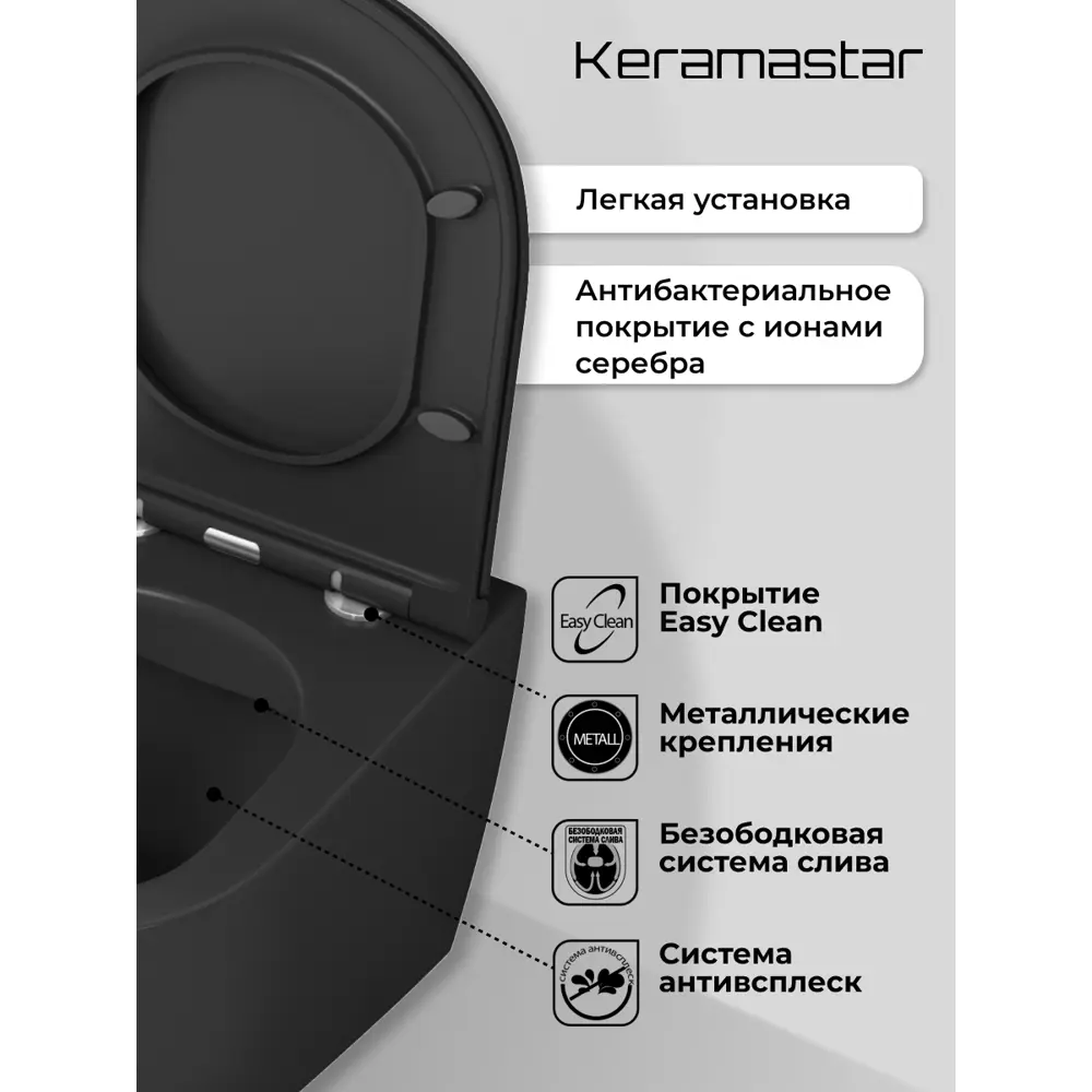 Фото 5 Комплект Keramastar KR064012P 3 в 1: инсталляция 900.K31.01.000 клавиша 700.K31.02.100.100 унитаз Фото 5 Комплект Keramastar KR064012P 3 в 1: инсталляция 900.K31.01.000 клавиша 700.K31.02.100.100 унитаз