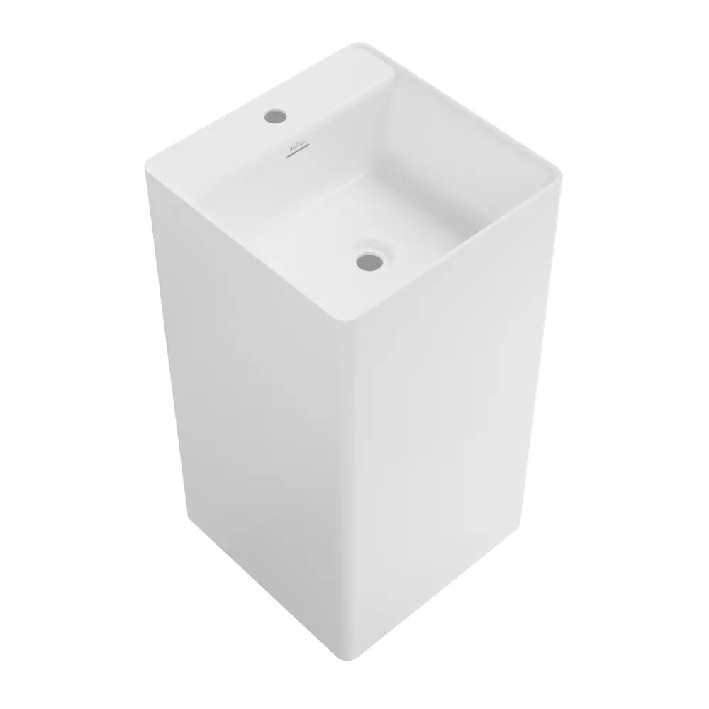 Фото 2 Напольная раковина отдельностоящая Wellsee Pure BY Wellsee 20213258R размер 45x45x85 см, с донным клапаном, сифоном и смесителем Фото 2 Напольная раковина отдельностоящая Wellsee Pure BY Wellsee 20213258R размер 45x45x85 см, с донным клапаном, сифоном и смесителем
