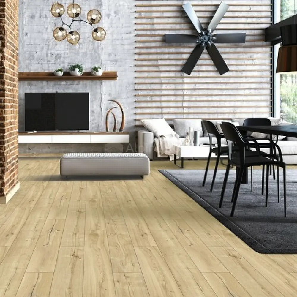 Фото Ламинат Alpine Floor by Classen Aqua Life Дуб Петербург 33 класс толщина 8 мм с фаской 1.973 м² цена за упаковку Фото Ламинат Alpine Floor by Classen Aqua Life Дуб Петербург 33 класс толщина 8 мм с фаской 1.973 м² цена за упаковку