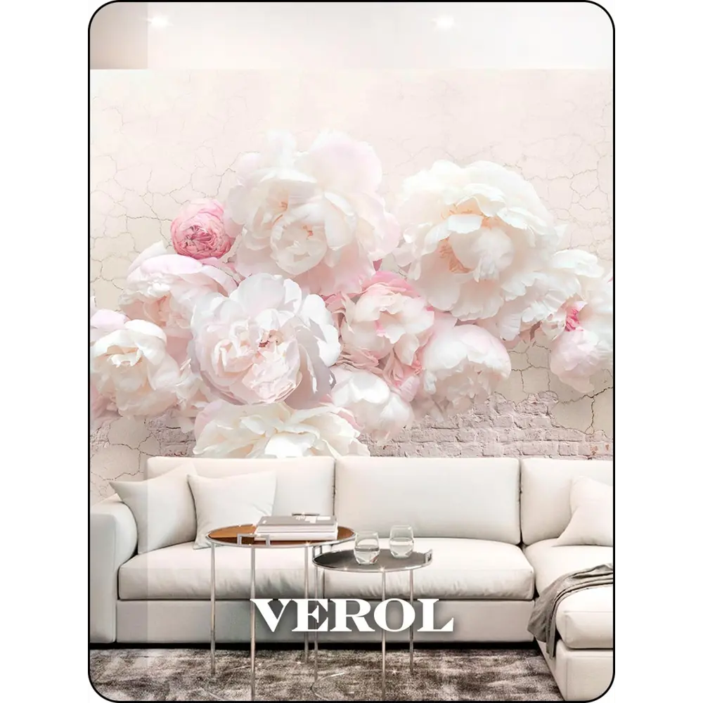 Фото 3 Фотообои флизелиновые 3D Verol 300x283см Цветы Фото 3 Фотообои флизелиновые 3D Verol 300x283см Цветы