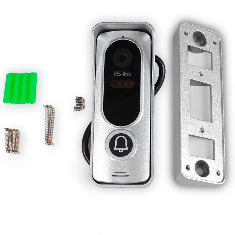 Фото 6 Видеодомофон Ps-link KIT-729EB-G 7" цвет белый с электромеханическим замком и вызывной панелью Фото 6 Видеодомофон Ps-link KIT-729EB-G 7" цвет белый с электромеханическим замком и вызывной панелью