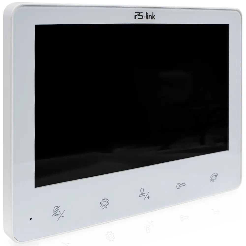 Фото 2 Видеодомофон Ps-link KIT-742EB-SS 7" цвет белый с электромеханическим замком и вызывной панелью 6859 Фото 2 Видеодомофон Ps-link KIT-742EB-SS 7" цвет белый с электромеханическим замком и вызывной панелью 6859