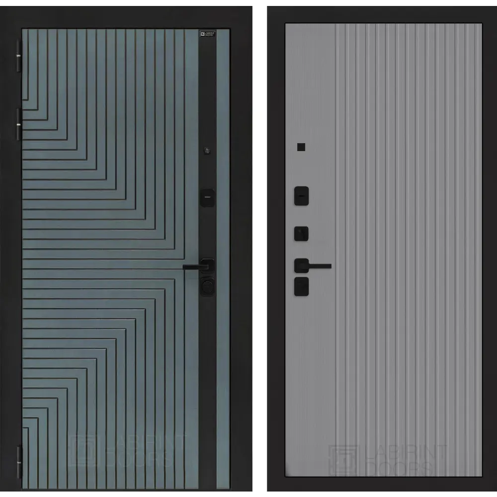 Фото Входная дверь Labirintdoors Кредор П29 левый 205x88см цвет серо-зеленый с патиной/серый софт рельеф Фото Входная дверь Labirintdoors Кредор П29 левый 205x88см цвет серо-зеленый с патиной/серый софт рельеф