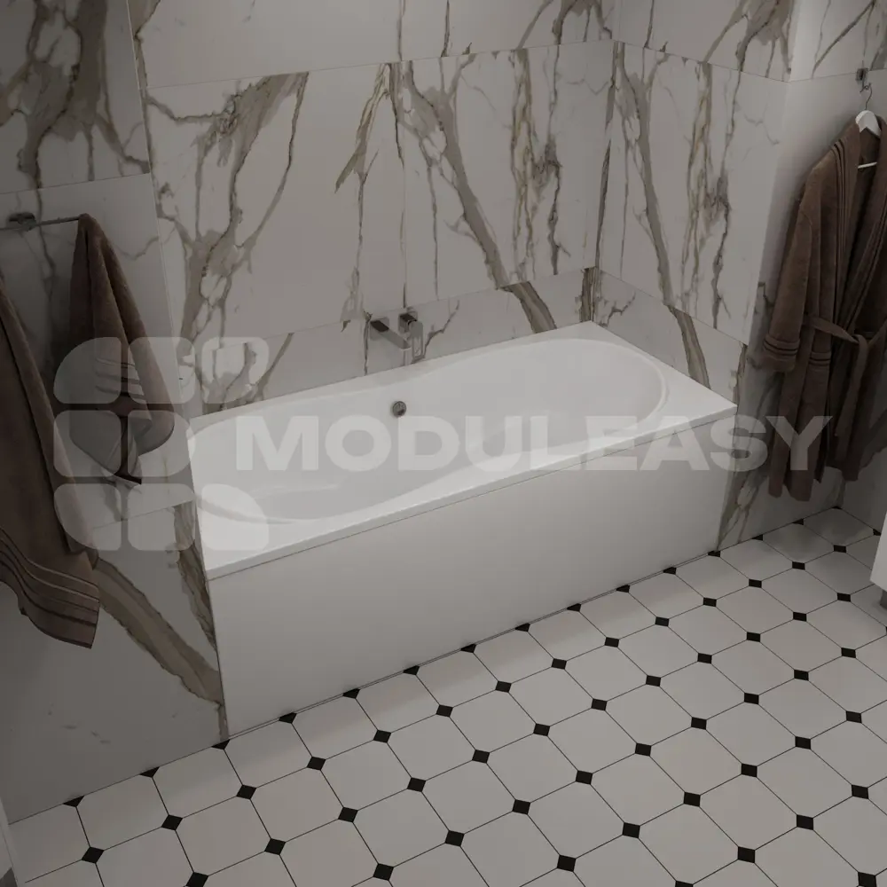Фото 10 Прямоугольная ванна Moduleasy LORENZO 01май1780 акрил 170x80см Фото 10 Прямоугольная ванна Moduleasy LORENZO 01май1780 акрил 170x80см