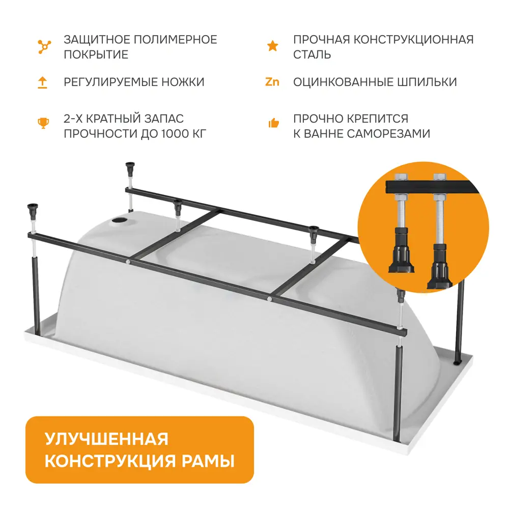 Фото 6 Прямоугольная ванна Moduleasy KANE 01кейн1470кс2+ акрил 140x70см Фото 6 Прямоугольная ванна Moduleasy KANE 01кейн1470кс2+ акрил 140x70см