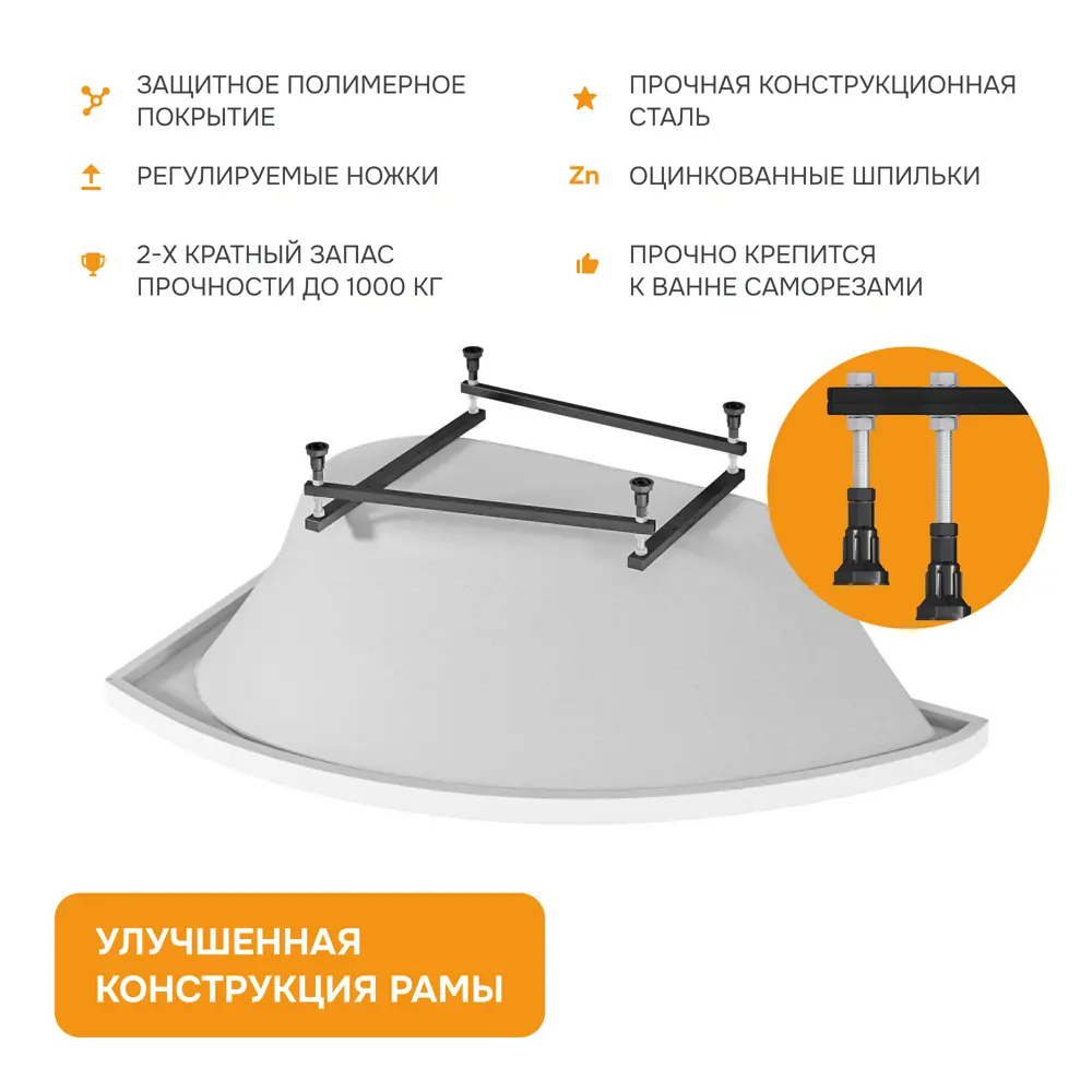 Фото 6 Прямоугольная ванна Moduleasy ELI 01эли1575пкп акрил 150x75см Фото 6 Прямоугольная ванна Moduleasy ELI 01эли1575пкп акрил 150x75см