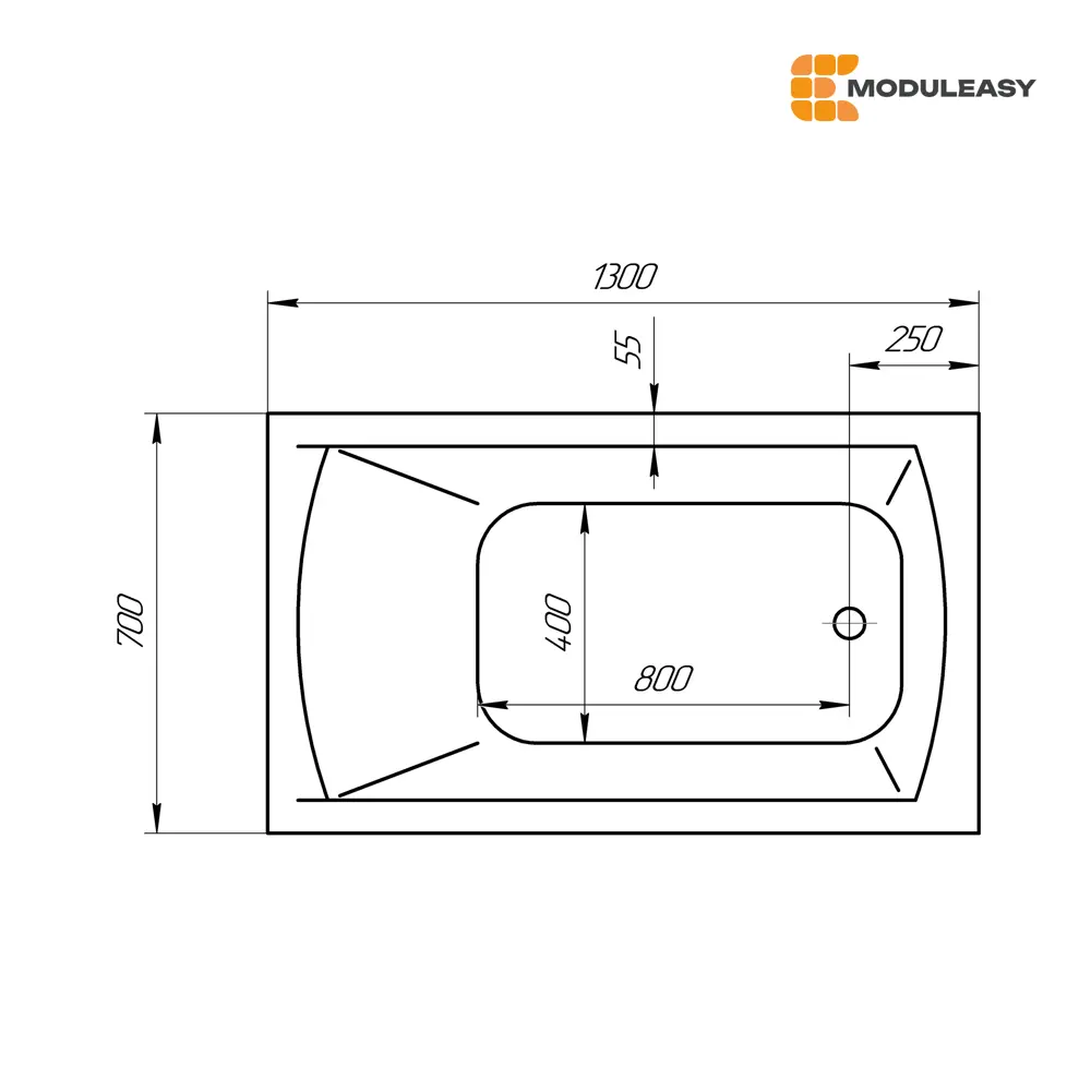 Фото 5 Прямоугольная ванна Moduleasy KANE 01кейн1370кс1 акрил 130x70см Фото 5 Прямоугольная ванна Moduleasy KANE 01кейн1370кс1 акрил 130x70см