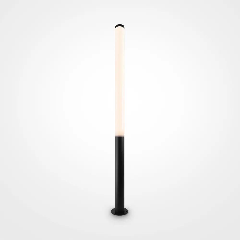 Фото 3 Столб уличный светодиодный Maytoni O041FL-L100B3K Outdoor 200 см теплый белый свет цвет черный Фото 3 Столб уличный светодиодный Maytoni O041FL-L100B3K Outdoor 200 см теплый белый свет цвет черный