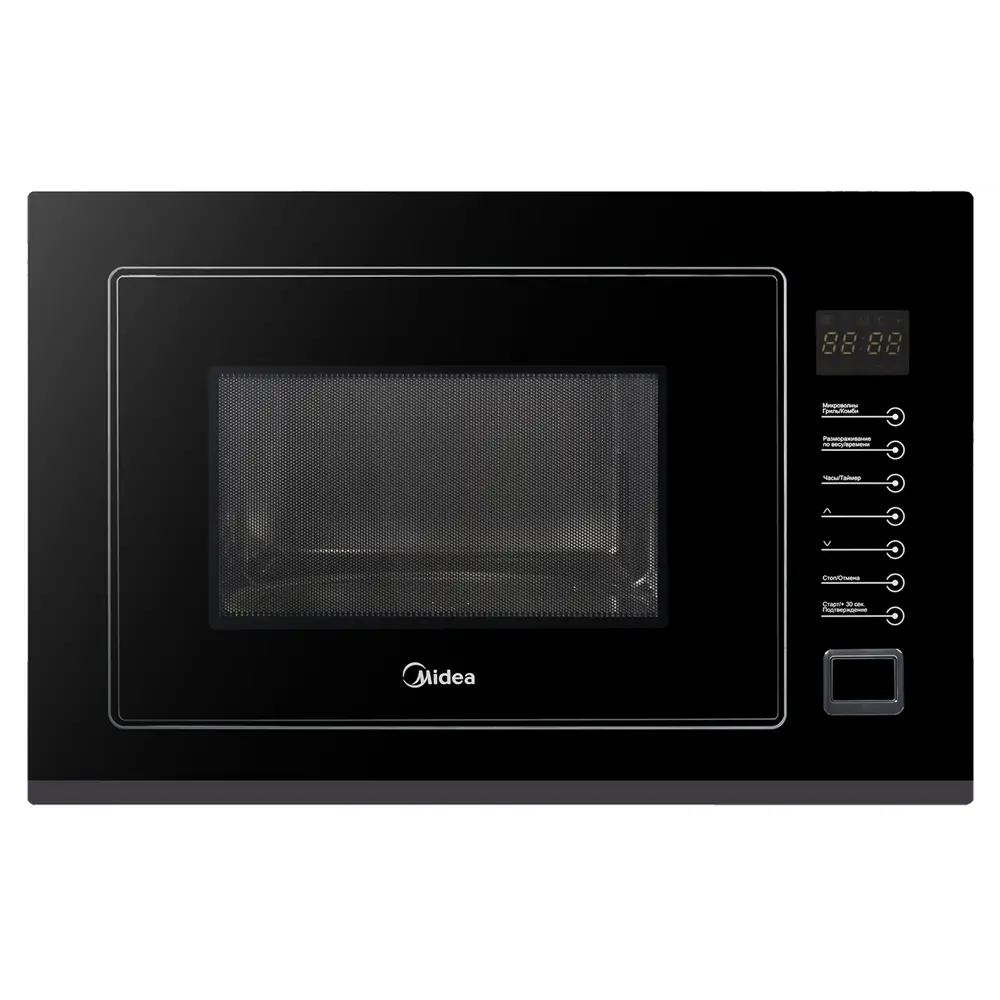 Фото Микроволновая печь Midea TG925B8D-BL встраиваемая 25 л 40.1x59.5x38.8 см сенсорное управление цвет черный Фото Микроволновая печь Midea TG925B8D-BL встраиваемая 25 л 40.1x59.5x38.8 см сенсорное управление цвет черный