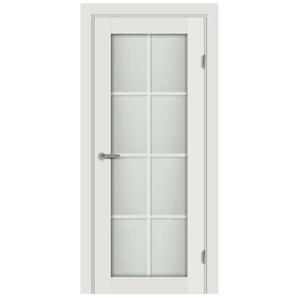 Фото Дверь межкомнатная со стеклом Пьемонт 80x200 см Hardflex белый с замком и петлями Фото Дверь межкомнатная со стеклом Пьемонт 80x200 см Hardflex белый с замком и петлями