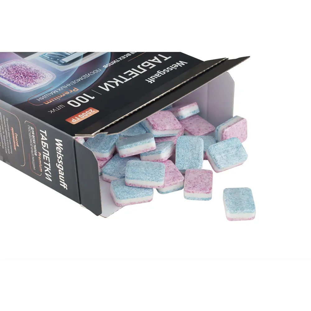 Фото 3 Таблетки для посудомоечной машины Weissgauff WG 2025 All in One 100 шт Фото 3 Таблетки для посудомоечной машины Weissgauff WG 2025 All in One 100 шт