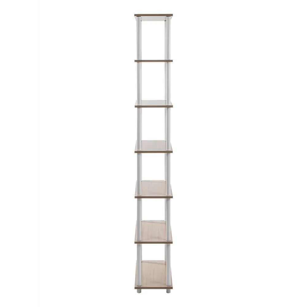 Фото 2 Стеллаж деревянный Gastrorag 7 полок 60x219.2x30 см нагрузка до 8 кг ЛДСП цвет ясень шимо светлый Фото 2 Стеллаж деревянный Gastrorag 7 полок 60x219.2x30 см нагрузка до 8 кг ЛДСП цвет ясень шимо светлый