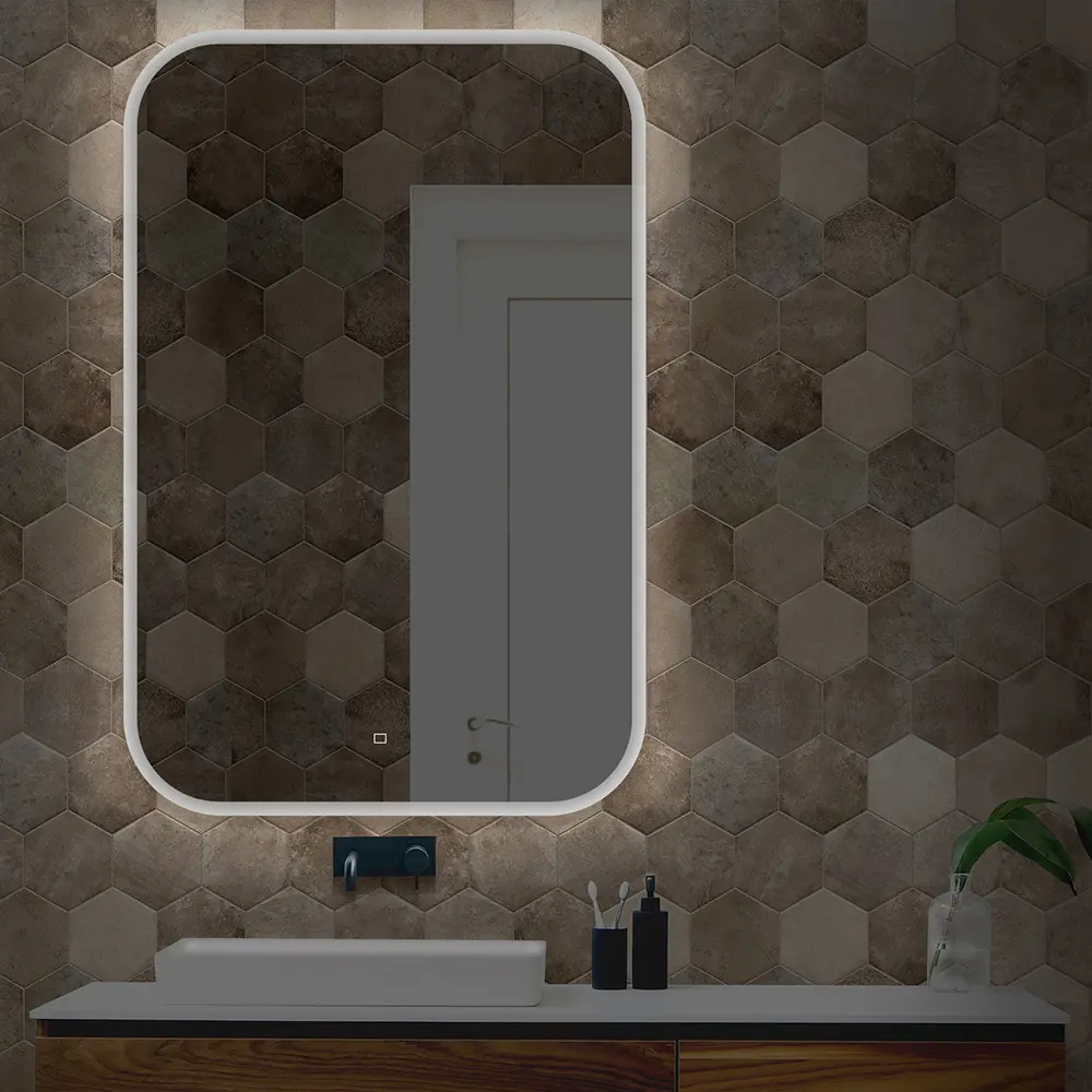 Фото 6 Зеркало Silver Mirrors Стив 80x100 вертикальный сенсорный выключатель Фото 6 Зеркало Silver Mirrors Стив 80x100 вертикальный сенсорный выключатель